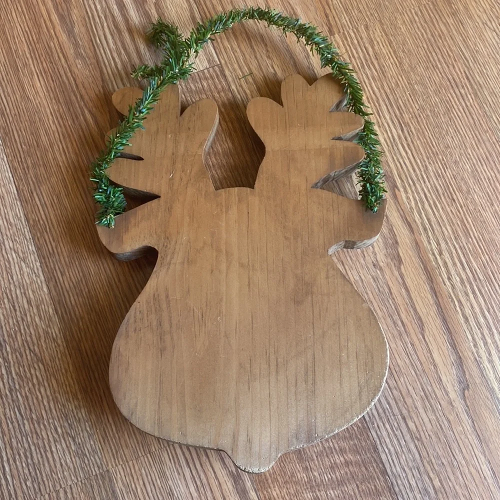 💜 Holiday Wooden Wall Hanging Reindeer - Picture 4 of 4